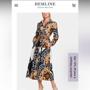 Sofia Maxi Brown, Black and White Dress! Perfect for showers and weddings